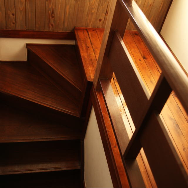 Staircases in Edo Tokyo Apartment